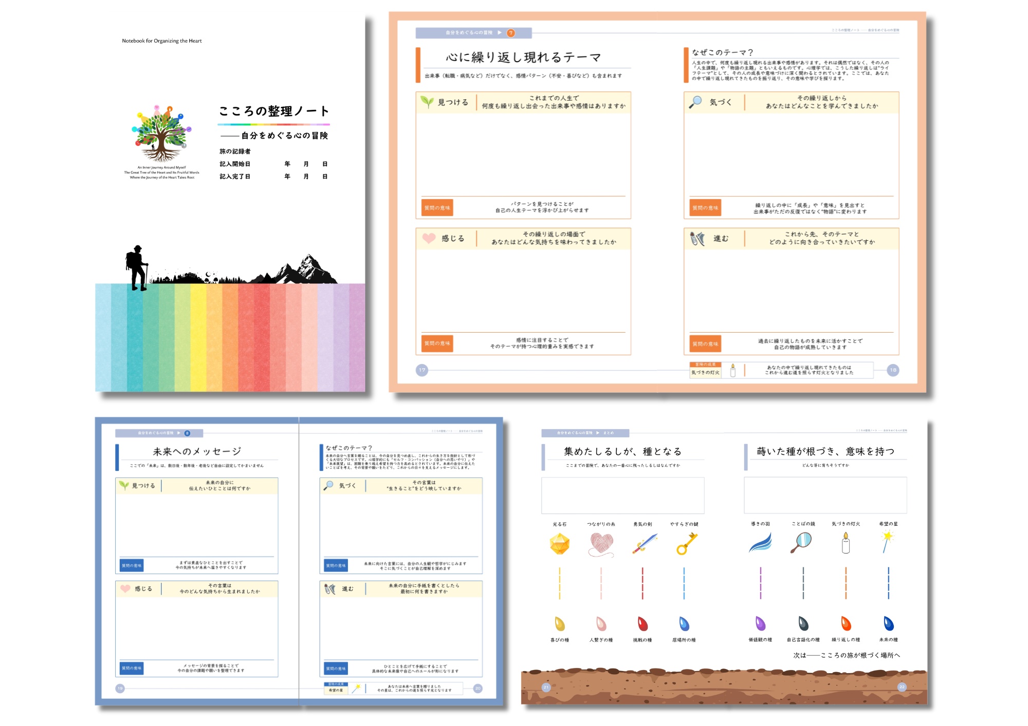 個人・ご家族向けサービスイメージ9：こころの整理ノート